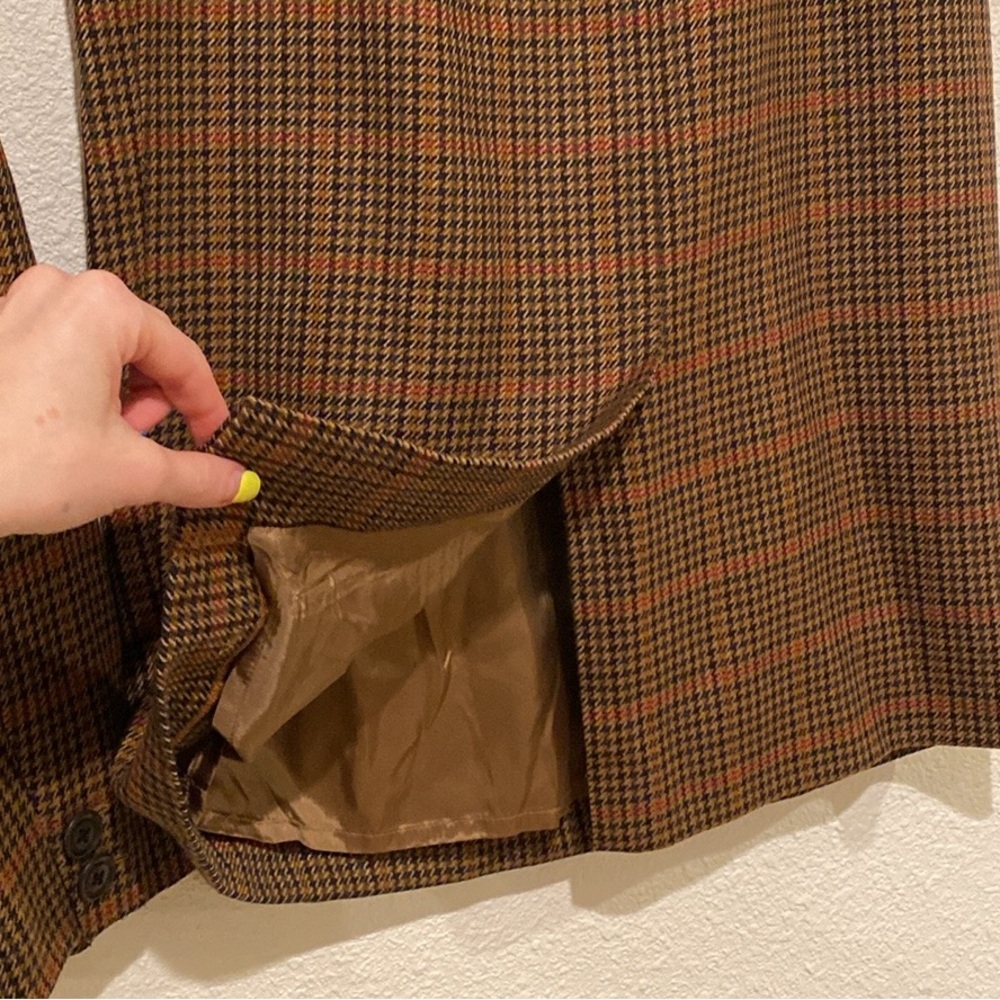 🖤90s Wool houndstooth pencil skirt - Picture 4 of 7